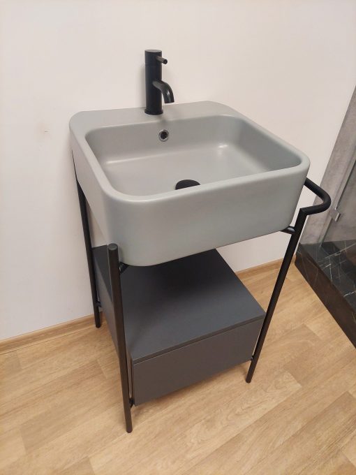 Pakabinamas WC + spintelė su praustuvu ir maišytuvu AXACERAMICA / STEINBERG - Image 3