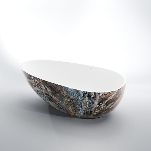 Laisvai statoma vonia MARBLE serija 540 1660 x 842 STEINBERG (Vokietija) - Image 7