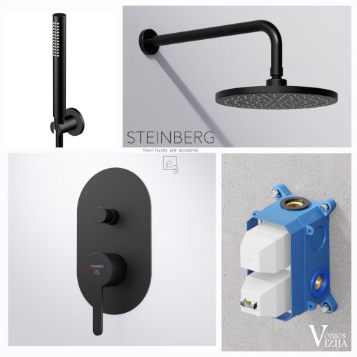 Potinkinis dušo komplektas PUSHTRONIC serija 341 STEINBERG - Image 3